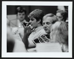 Candid photo of Tom Heinze, September 1985.