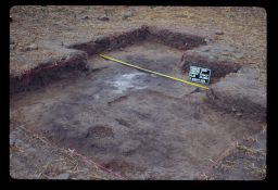 Top of Large Outdoor Firepit (Feature 5) at the Townley-Read Site Before Excavation