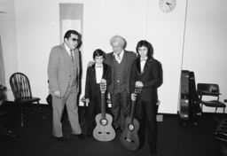 Tito Puente and guitarists at the Juilliard School