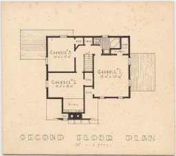 Mounted floor plan: 2nd floor