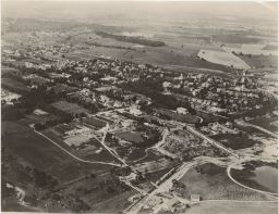 Aerial view of Wyomissing, PA.