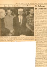 Rowbottom of 1940 November 22, news article