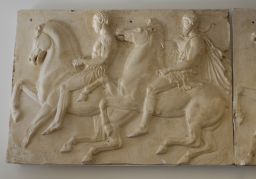 Parthenon frieze, West IV, figs. 7-8