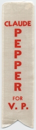 Claude Pepper For V.P. Ribbon