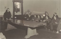 Photo of table in Seminar Room