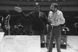 Dizzy Gillespie, John LaBarbera, and the Cornell Jazz Ensemble Concert in Bailey Hall.