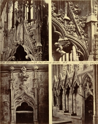 Exeter Cathedral. Details of Relief Carving 