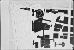 Broome County Cultural Center Design Competition 02, Diagram - Urban Figure Ground