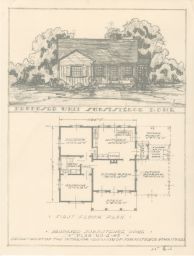 Proposed Subsistence Home First Floor Plan. Plan No.-2-45