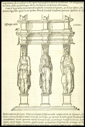 Essempio delle Cariate [Caryatids] (from Vitruvius, On Architecture)
