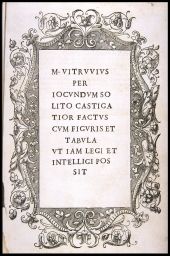 [Title page] (from Vitruvius, On Architecture)