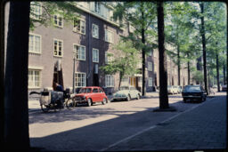 Street with heavy tree canopy (Amsterdam, NL)