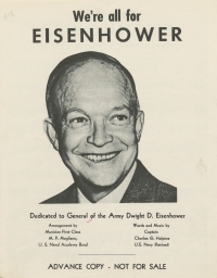 We're all for Eisenhower