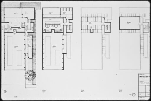 Fire Station Number 9 02 Floor Plans Cornell University Library