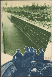 Baltic-White Sea canal with Stalin, Voroshilov, and Kirov
