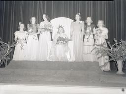 May Queen and attendants