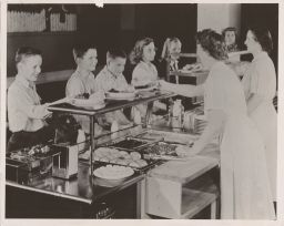 Children served in cafeteria