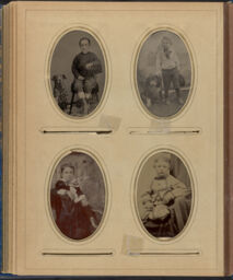 Four portraits of young boys