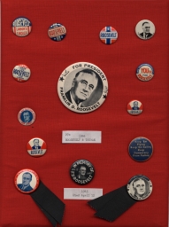 Franklin D. Roosevelt Campaign and Memorial Items, ca. 1944-1945