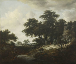 Landscape With Footbridge Over A Stream