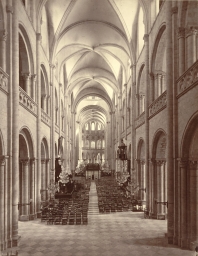 Caen. Abbey Church of Saint Étienne, Nave (Interior)      