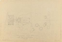Preliminary Design Plan Sketch B for the Gardens on the Estate of Mr. and Mrs. Lutcher Brown