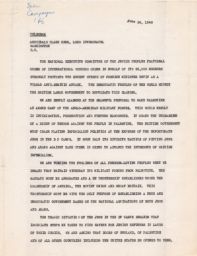 Albert E. Kahn to Archibald Clark Kerr, June 1946 (telegrams)