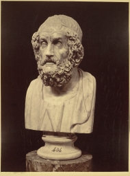 Bust of Homer from the Naples Museum 