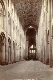 Ely Cathedral. The Nave, looking East 