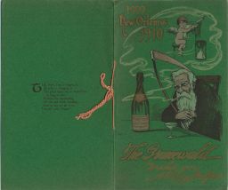 Grunewald New Year's Menu (midnight supper) outside cover