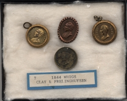 Henry Clay-Frelinghuysen Campaign Items, ca. 1844