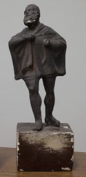 Statuette of a cloaked, bearded man