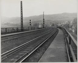 Railroad Tracks on Viaduct