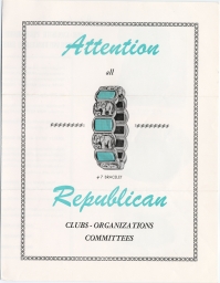 Attention all Republican Clubs - Organizations - Committees