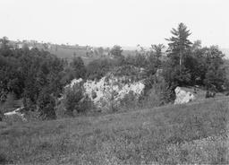 Moraineflap crossing, Six Mile Creek valley, Ithaca, NY J. O. Martin 1898