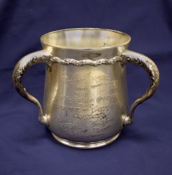 Athletic trophy, Dean's Cup for freshman vs. sophomore competition in rowing, baseball, football, tennis and track, 1897