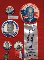 Eisenhower Inaugural Buttons and Badges, 1953