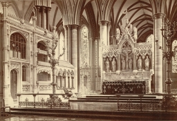 Salisbury Cathedral. The Reredos and Chantry Chapel 
