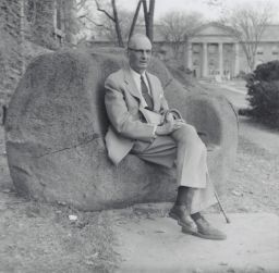 Oscar Diedrich von Engeln Sitting on the Tarr Monument