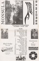 Monsula & Sawhorse Summer Tour, 1990 June to 1990 July