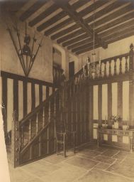 Interior: front hall, with stairs 1