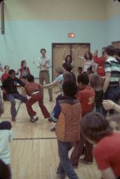 Group of Children in gymnasium; Slide 129