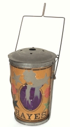 Hayes-Wheeler Metal and Paper Lantern Candle Holder, 1876