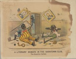 "A Literary Debate in the Darktown Club"