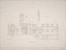 North Elevation of Alfred H. Ericson House