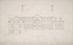 Rear Elevation of Alfred H. Ericson House