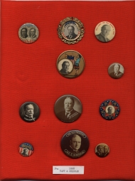 William H. Taft-Sherman Campaign Buttons, ca. 1908
