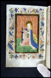 [Saint Catherine] (from a Book of Hours)