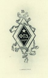 Phi Gamma Delta, Beta chapter fraternity, insignia, 1901