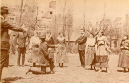 Philomathean Society, "Comedy of Errors," 1916, group photograph